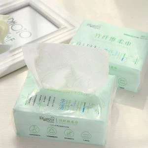 Детские бамбука мягких лицевых тканей сухой салфетки